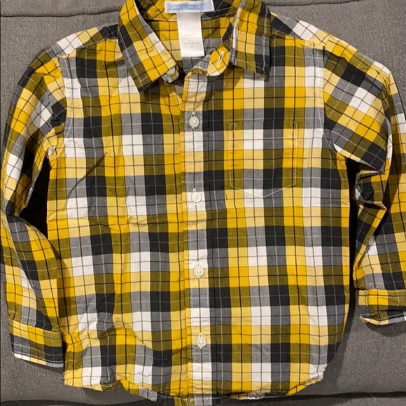 Janie and Jack 2T boys button down & sweater combo - Picture 3 of 4